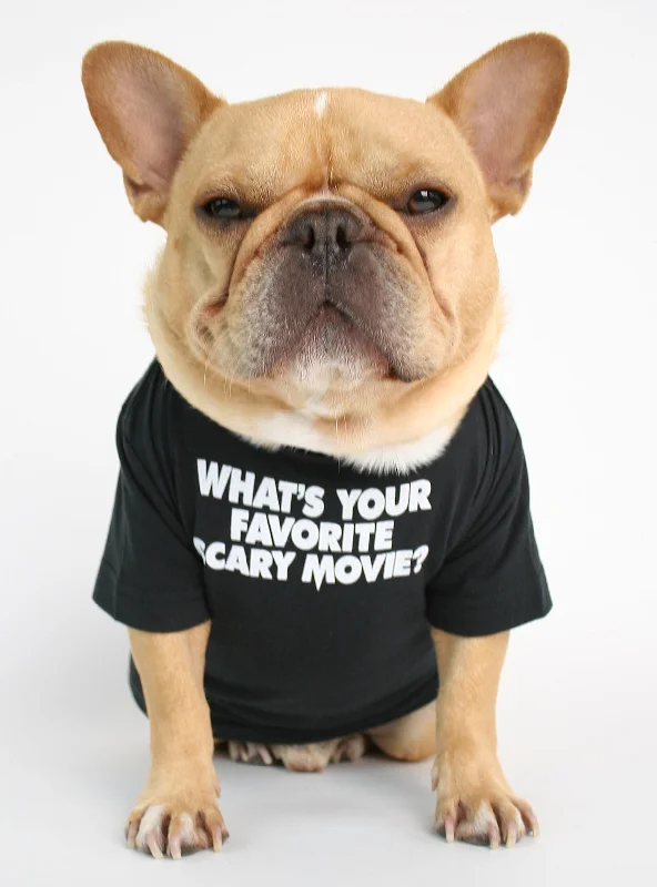 Pet anti-allergic clothesScary Movie Dog Tee