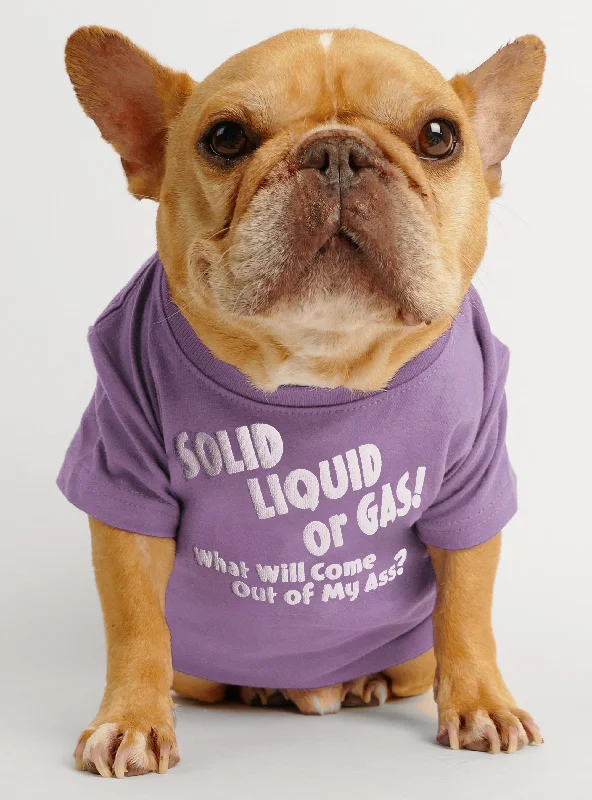 Pet sun protection clothesSolid Liquid or Gas Dog Tee
