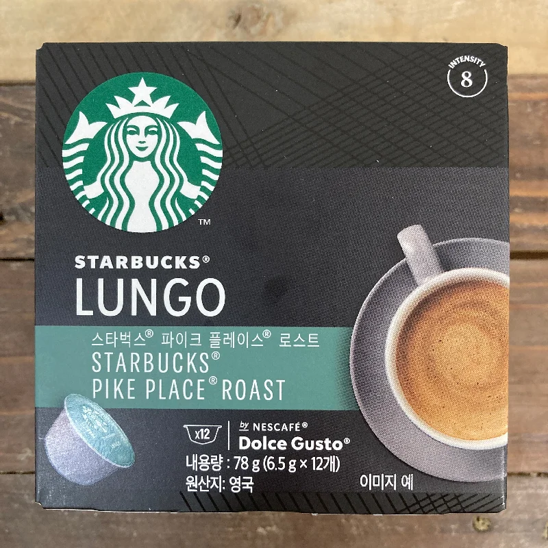 - Automatic temperature adjustment cat bed24x STARBUCKS Lungo Dolce Gusto Pike Place Roast Pods (2 Packs of 12 Pods)