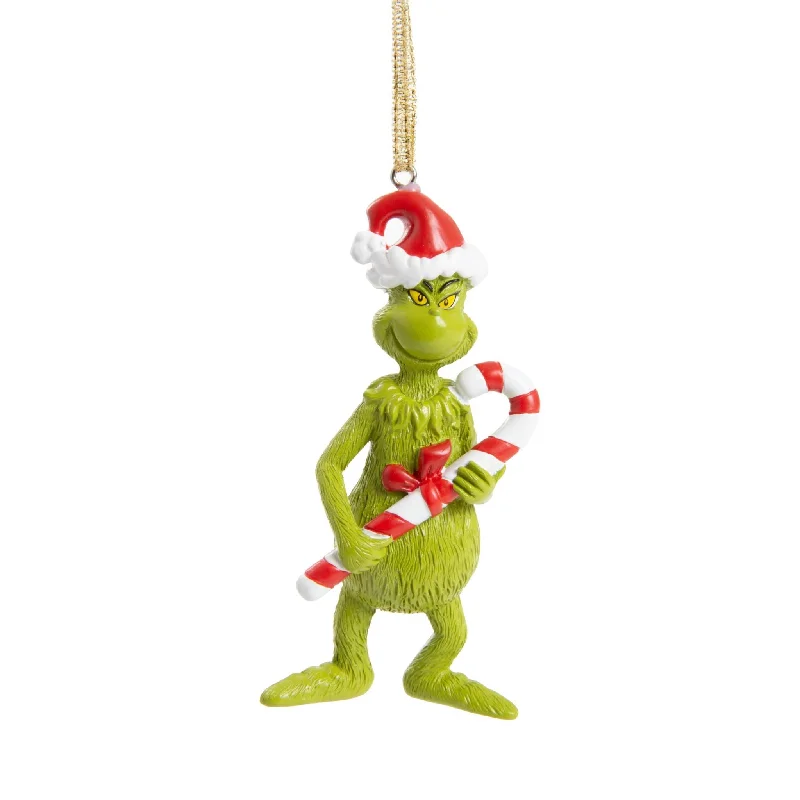 Pet ProductsGrinch, The - Grinch With Candy Cane Christmas Ornament