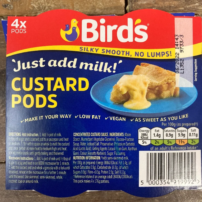 - Pregnant cat delivery room warming box12x Bird's Custard Pods (3 Packs of 4 Pods)