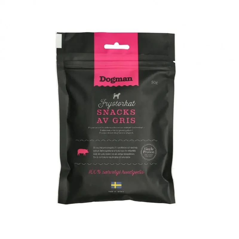 ---Dogman Frystorkat snacks av Gris