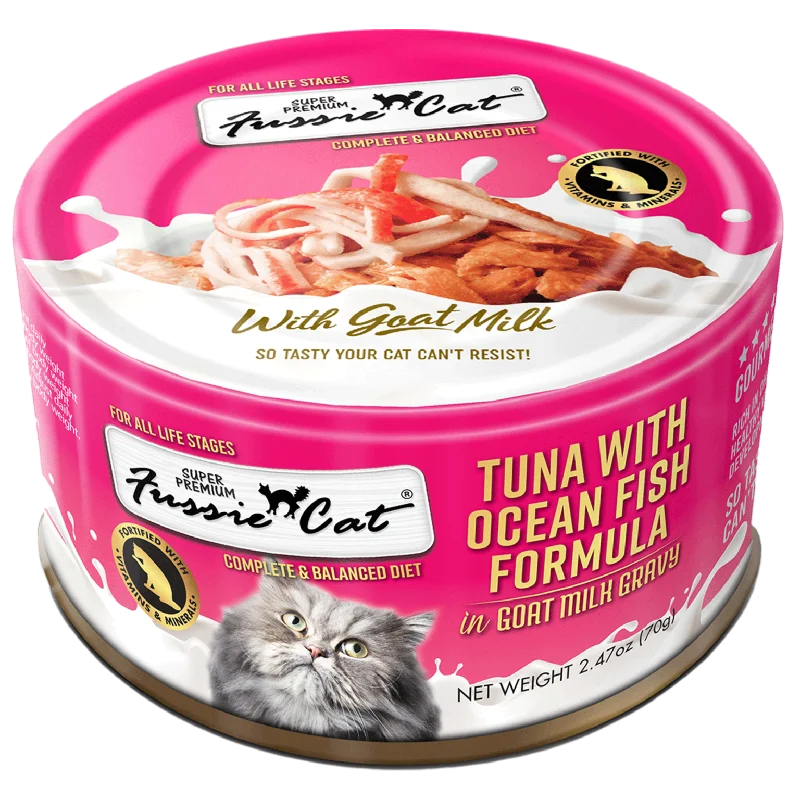 - Pet diabetes prescription foodFussie Cat Tuna with Oceanfish Formula in Goat Milk Gravy Canned Food - Pet diabetes prescription foodFussie Cat Tuna with Oceanfish Formula in Goat Milk Gravy Canned Food