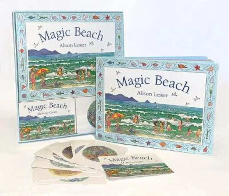 ---Magic Beach - Book and Memory Card Game