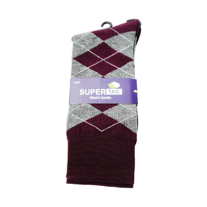 - ​​Pet toys under    yuanSUPER SOCKS ARGYLE P1(BURGUNDY)