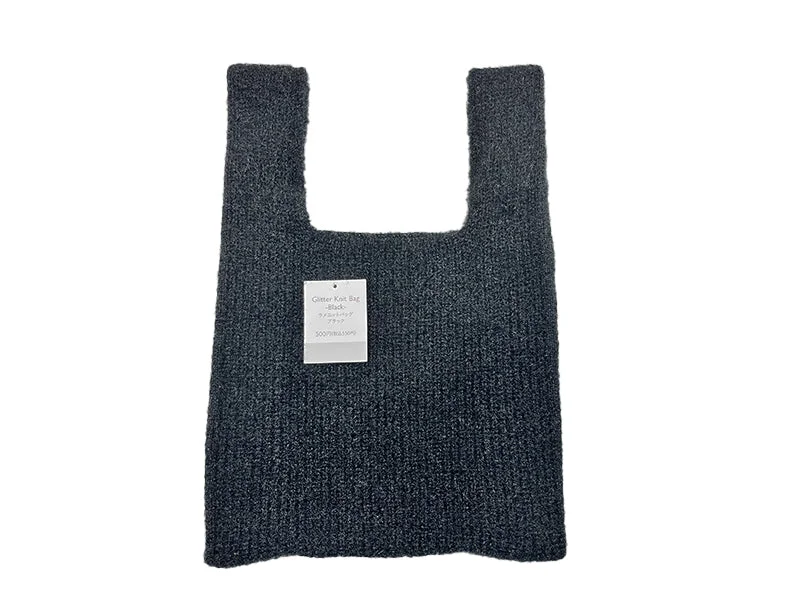 - Cat hair ball removal and hair removal creamGlitter Knit Bag Black