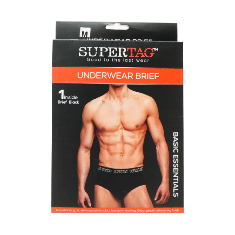 - Rabbit grass rack to prevent waste food boxSUPER UNDERWEAR BRIEF BLACK MEDIUM P1