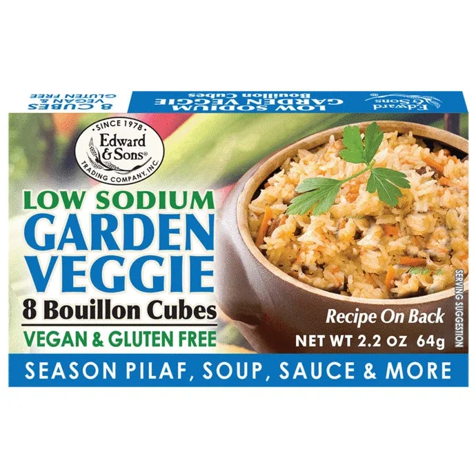 - Pet stroller can be taken on the planeEdward & Sons Low Sodium Garden Veggie Bouillon Cubes - 64g - Pet stroller can be taken on the planeEdward & Sons Low Sodium Garden Veggie Bouillon Cubes - 64g