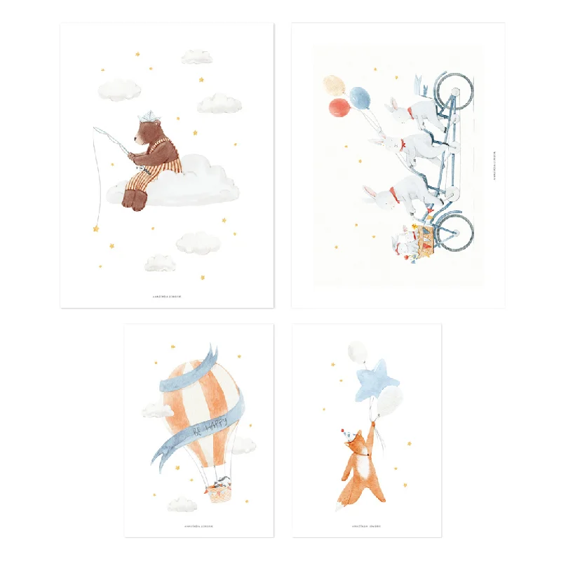 - Dog heart rate monitoring collarMARKET DAY - Gentle Friends | Animals + Balloons Art Print Set - Dog heart rate monitoring collarMARKET DAY - Gentle Friends | Animals + Balloons Art Print Set