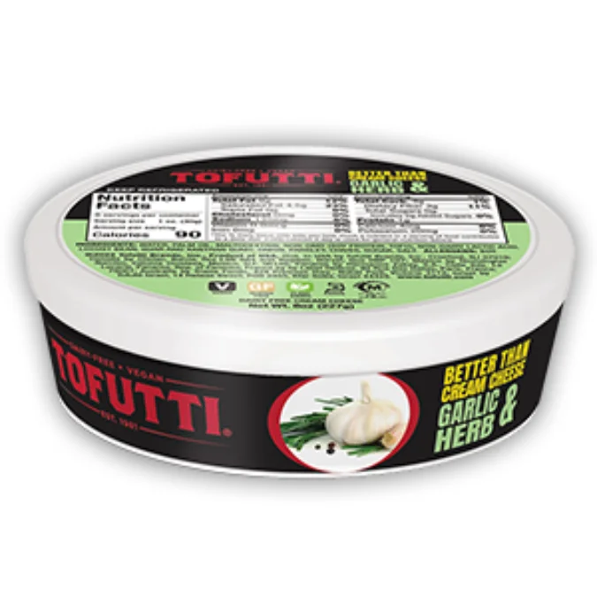 - Winter warm clothes for short-haired dogsTofutti Garlic and Herb Better Than Cream Cheese - 227g