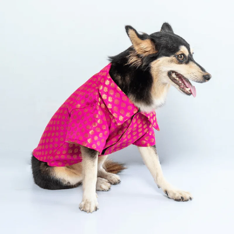 - Pet monitor with cameraPawgypets Occasion Wear Shirt for Dogs and Cats (Pink)