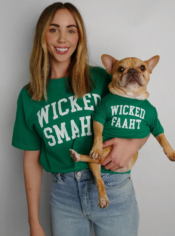 Classification by brand or style:Wicked Smaht Faaht Matching T-Shirt Set