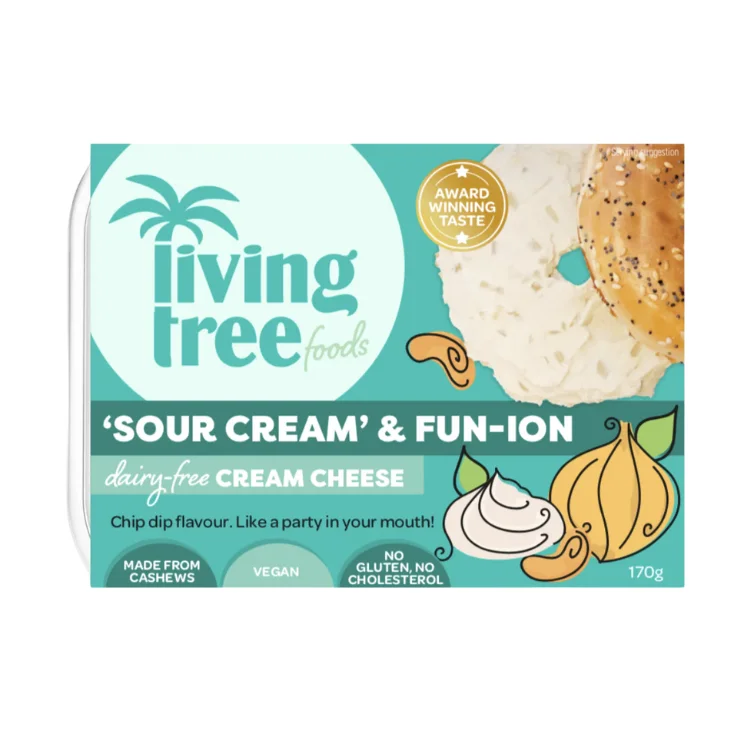 - Cat hair ball removal and hair removal creamLiving Tree Foods Sour Cream and Fun-ion Cream Cheese - 170g