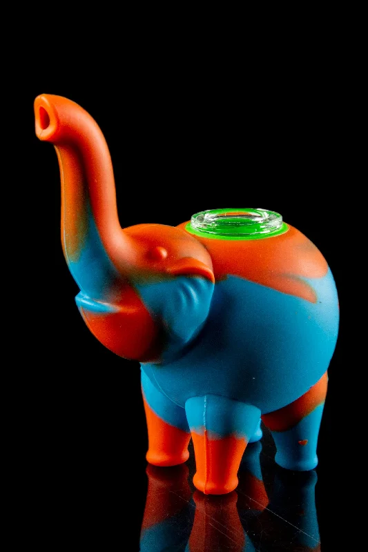 - Summer pet ice matSilicone Elephant Bubbler Pipe - Ellie