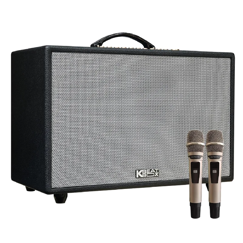 ---Acnos Soncamedia Kbeatbox Hi-NET3600 Karaoke Powered Speaker System