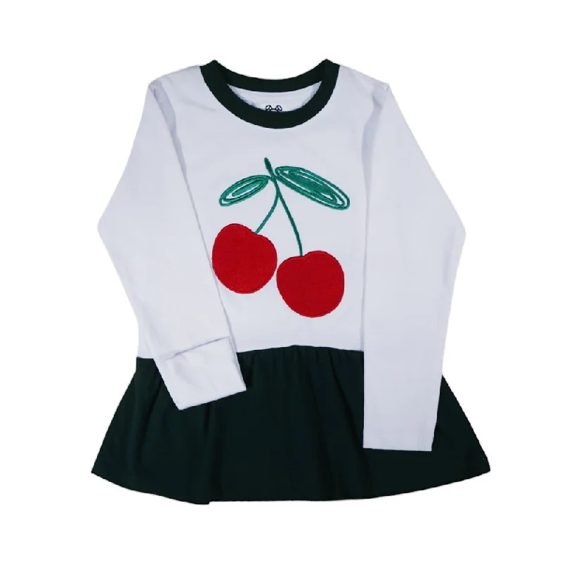 ---GIRLS L/S BLOUSE HOP & ROLL WHITE MZW-23 2-3 YEAR JG207