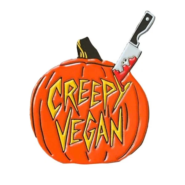 - Cat nail clippers with LED lightsVegan Power Co 'Creepy Vegan' Enamel Pin