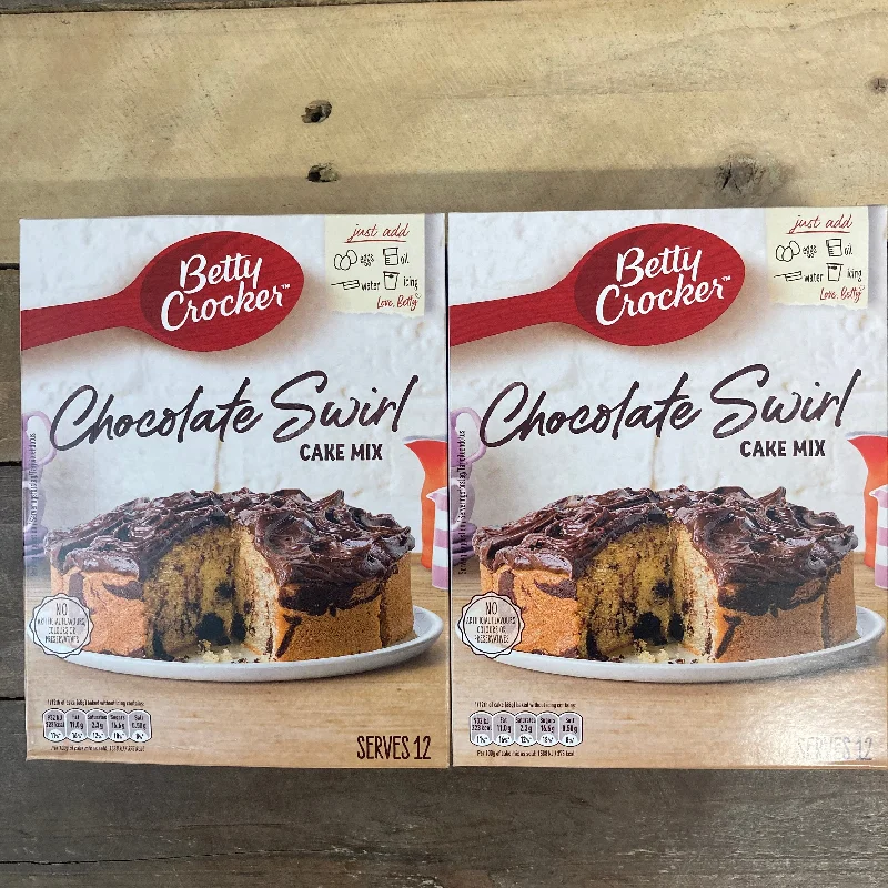 - Deodorizing cat litter tofu litter2x Betty Crocker Chocolate Swirl Cake Mixes (2x425g)