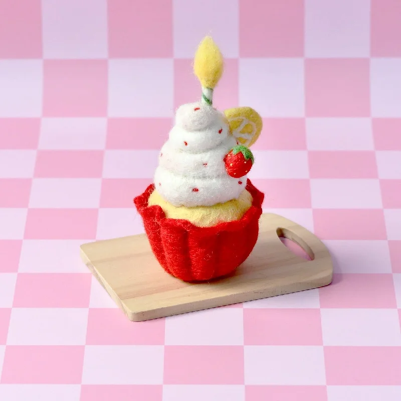 - Dog disposable foam shower gelFelt Food Cupcake Giant | Strawberry
