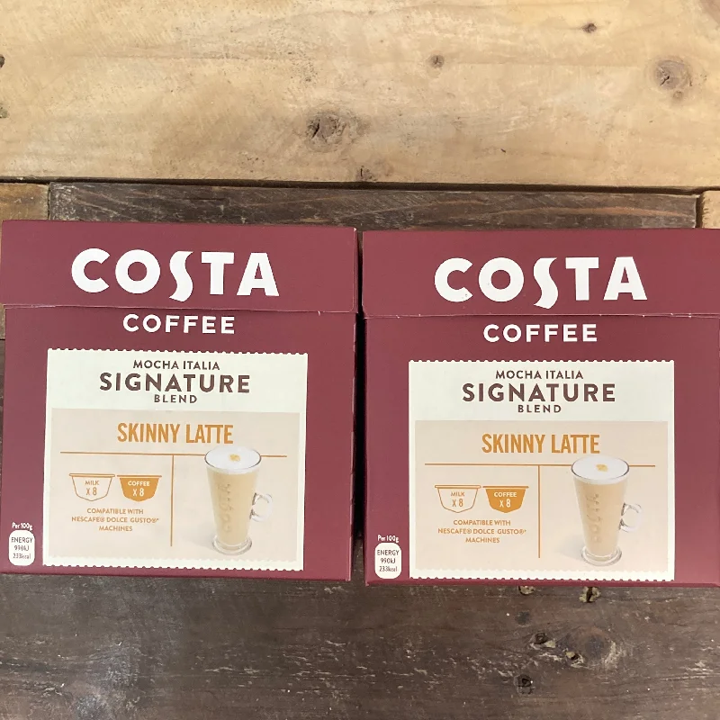 - Automatic temperature adjustment cat bed32x Costa Coffee NESCAFE Dolce Gusto Skinny Latte Pods (2 Packs of 16)