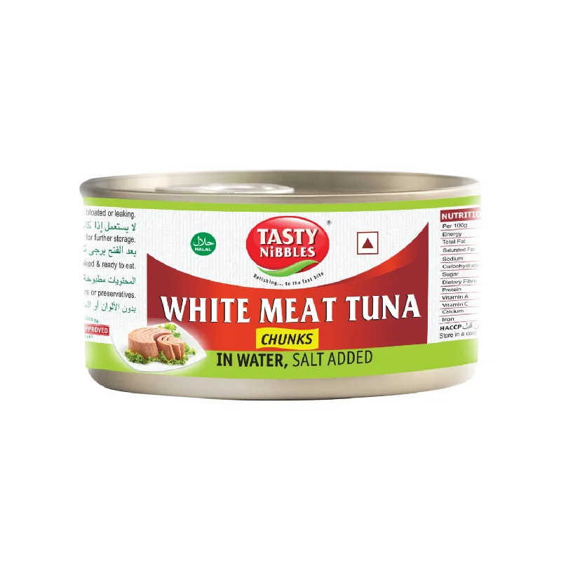 Pet ProductsWhite Meat Tuna Chunks in Water, Salt Added 185g