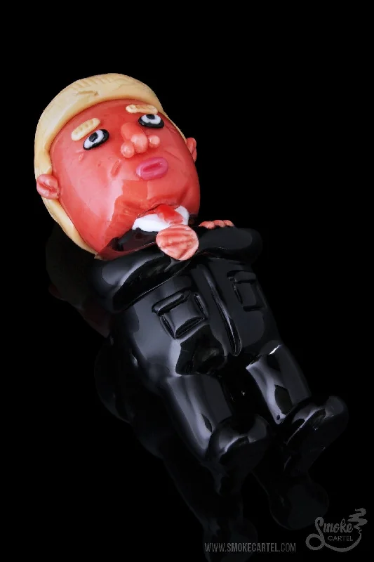 - Pet stroller can be taken on the planeEmpire Glassworks "Agent Orange" Trump Hand Pipe