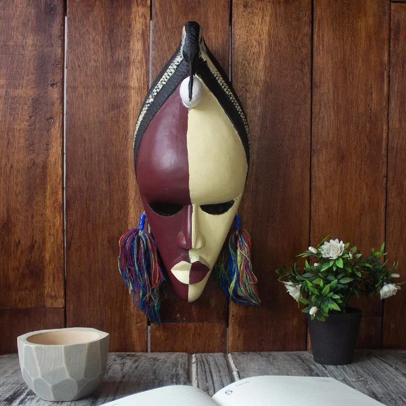  -Non-contact cat thermometerSankofa Bird Authentic Sese Wood African Mask