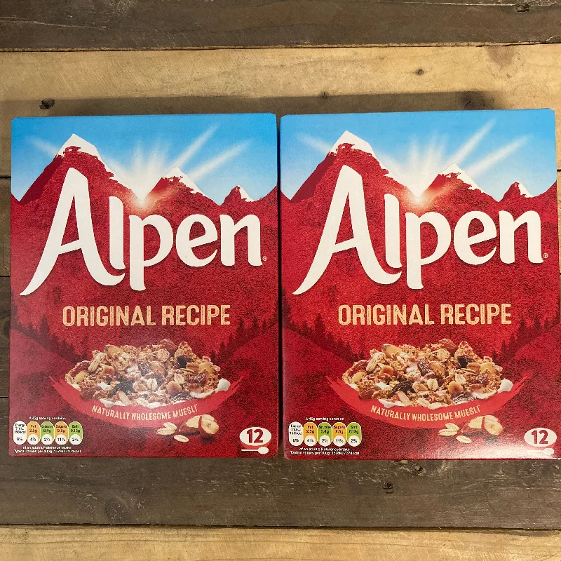 - Pet vitamin complex nutrition tablets2x Alpen Original Swiss Style Muesli Boxes (2x550g)