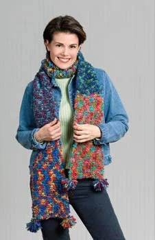 - Natural latex pet mattressColor Block Scarf (Knit) - Version 1