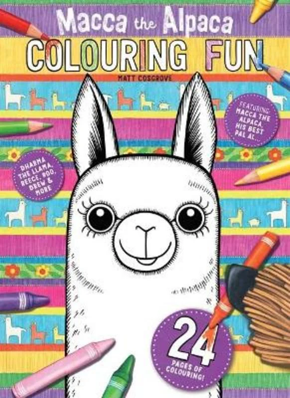 - Automatic temperature adjustment cat bedMacca the Alpaca Colouring Fun