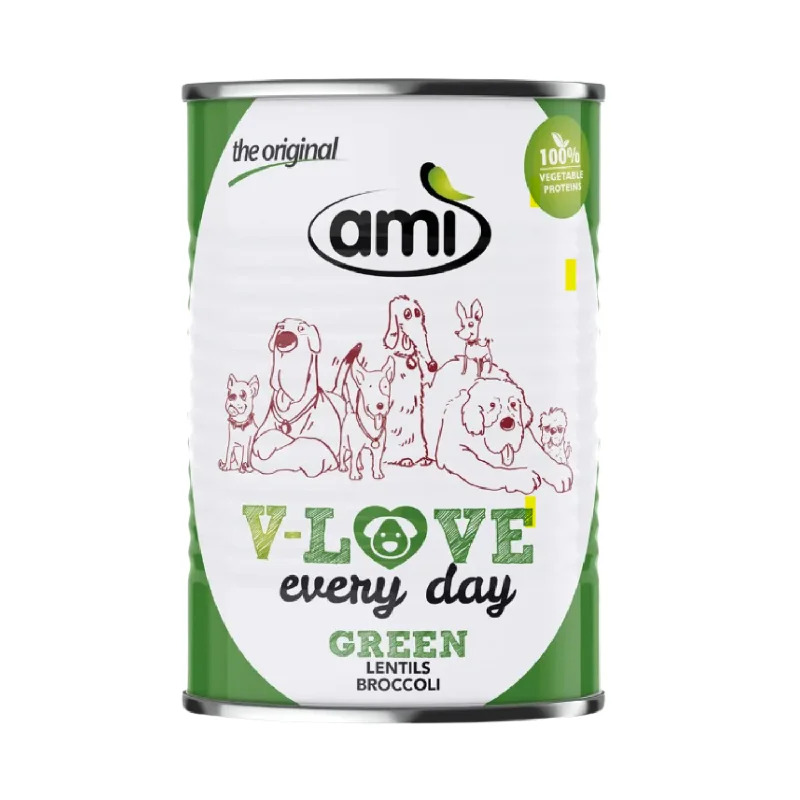 - Car dog seat beltAmi Green Lentils Broccoli - 400g