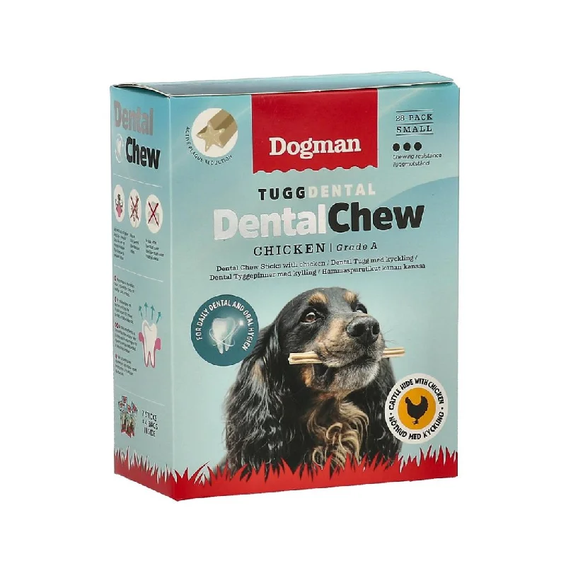 Pet ProductsDogman Tugg Dental med kyckling 28-pack - S