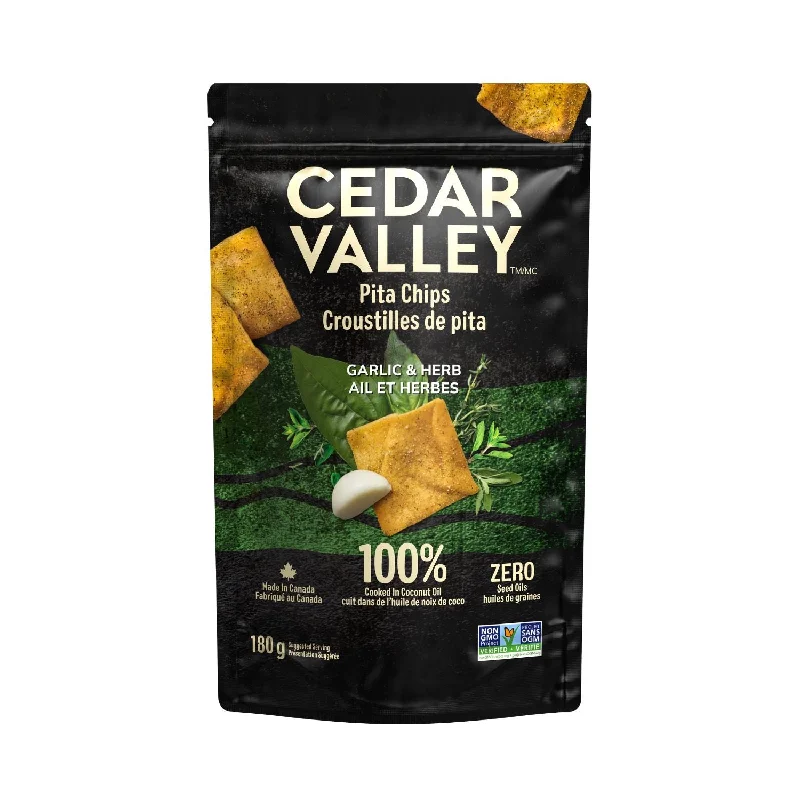 - Cat anti-jump window safety netCedar Valley Selections Garlic and Herb Pita Chips - 180g