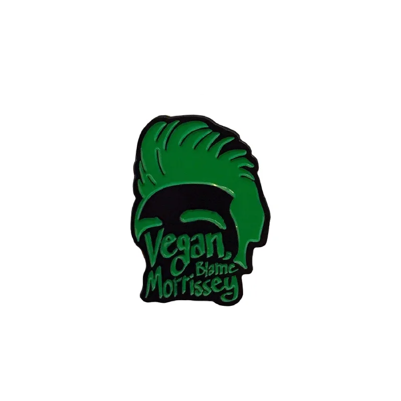 - ​​Pet toys under    yuanNerd Pins 'Vegan, Blame Morrissey' Enamel Pin