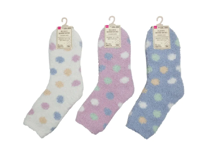 - Dog disposable foam shower gelFluffy Room Socks Ladies Colorful Dots