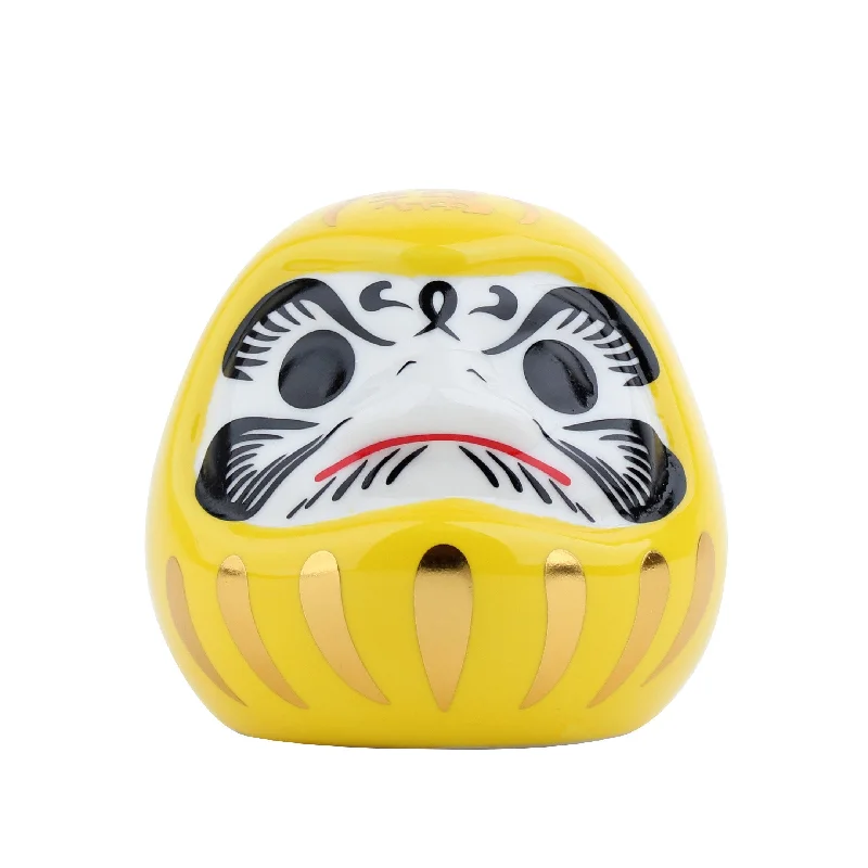 - Organic cotton dog bibsCeramic Daruma (Yellow)