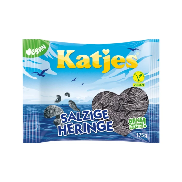 - Cat hair ball removal and hair removal creamKatjes Salzige Heringe Gummies - 175g