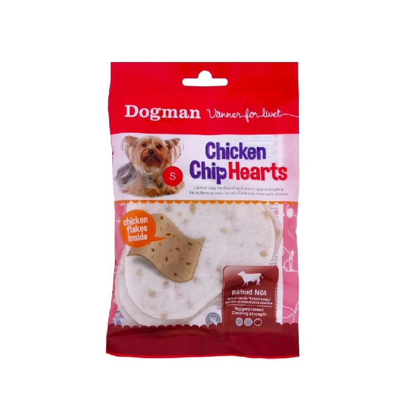 - Air box TSA certified check-inDogman Chicken Chip Hearts 30g 4st