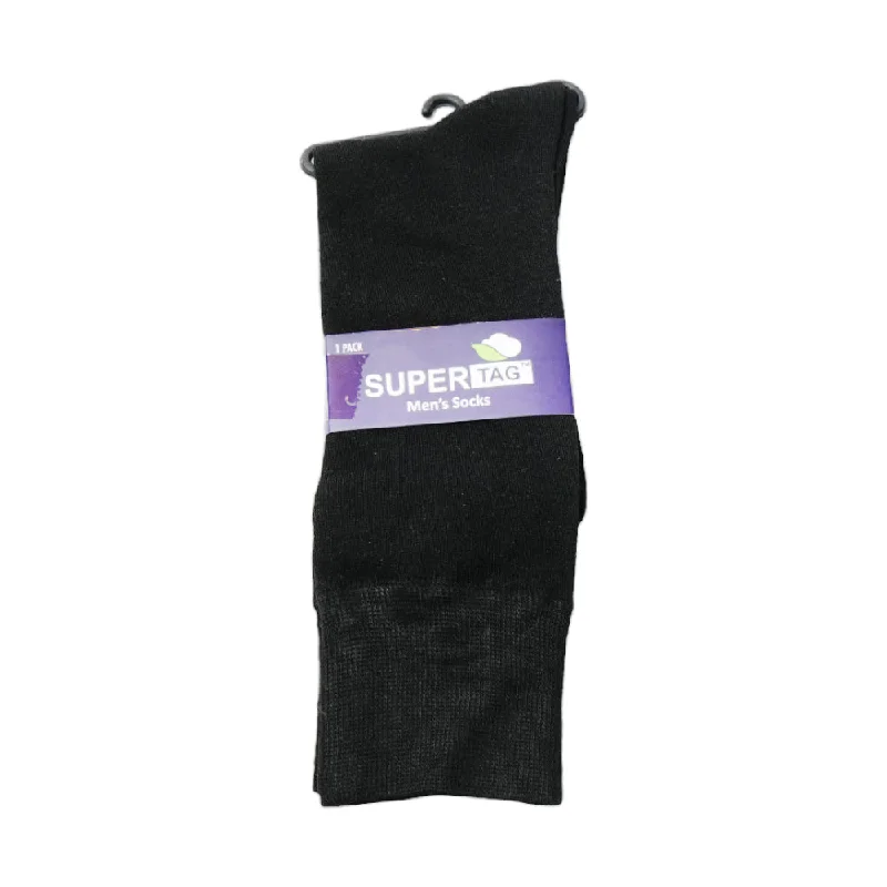 - Winter warm clothes for short-haired dogsSUPER TAG LONG CREW SOCKS BLACK PLAIN 1PC HZ