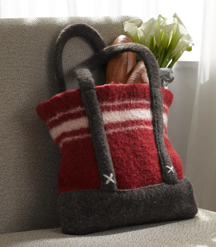 - Air box TSA certified check-inLoom Knit And Felted Bag