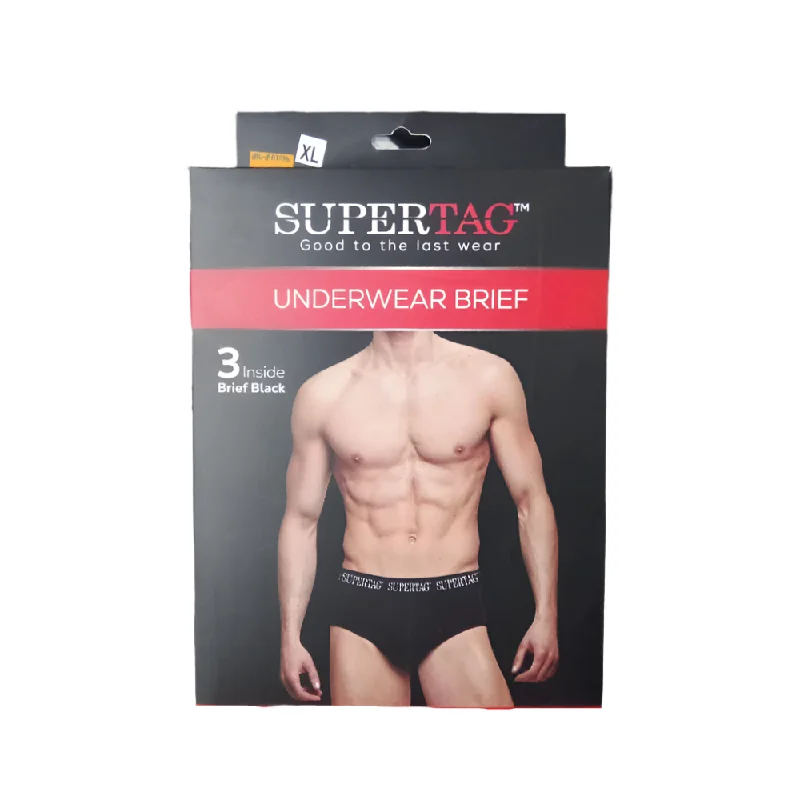 - Winter warm clothes for short-haired dogsSUPER UNDERWEAR BRIEF BLACK X LARGE P3