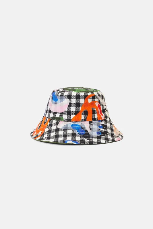 -Anti-scratch scratching board AND cat bed in oneGarden Check Bucket Hat