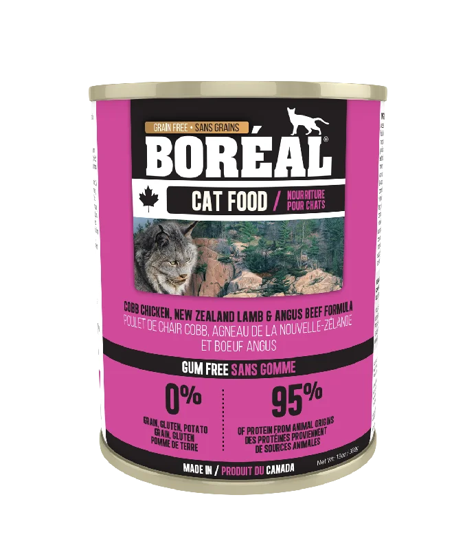    - Recommended online stores for cat food  Boréal Cat Can Cobb Chicken, New Zealand Lamb & Angus Beef