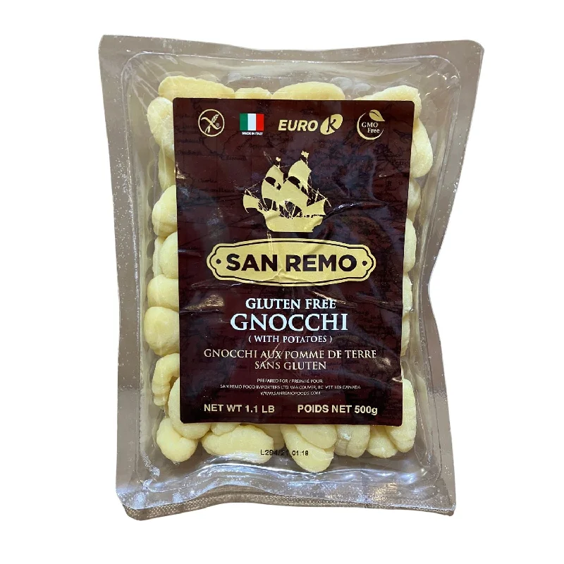 - Organic cotton dog bibsSan Remo Gluten Free Gnocchi - 500g