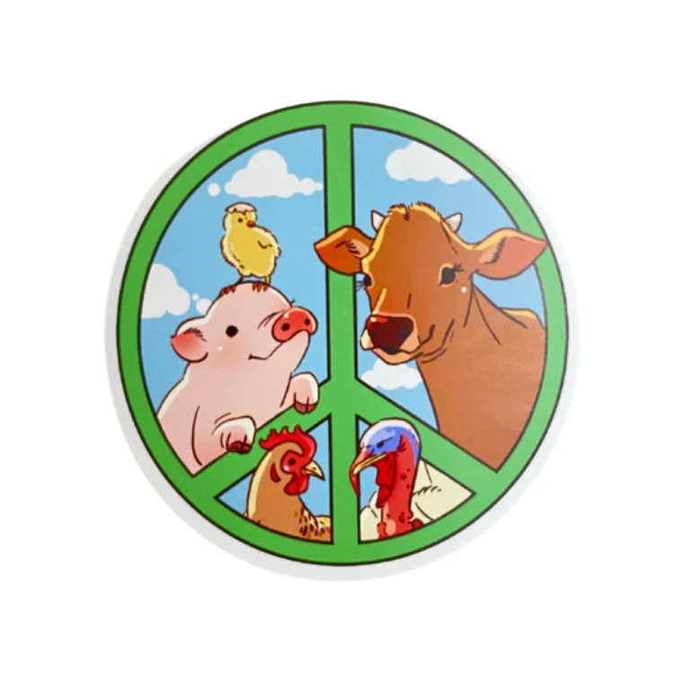 - Hamster silent running wheel to prevent chewingPeace for Animals Sticker