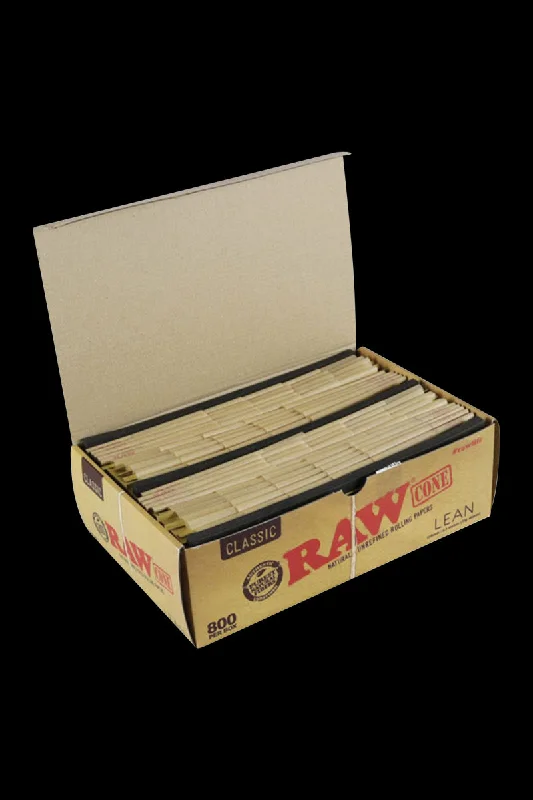 ---RAW Classic Bulk Lean Cones - Bulk 800 Pack