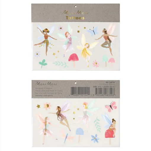 - Degradable pet feces bagMeri Meri Tattoos Large | Fairy