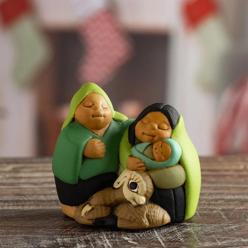 - Hamster silent running wheel to prevent chewingHoly Family in Peru Petite Andean Christmas Nativity Scene in Ceramic