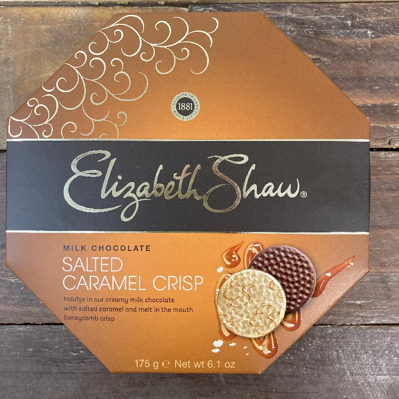---Elizabeth Shaw Milk Chocolate Salted Caramel Crisp 175g