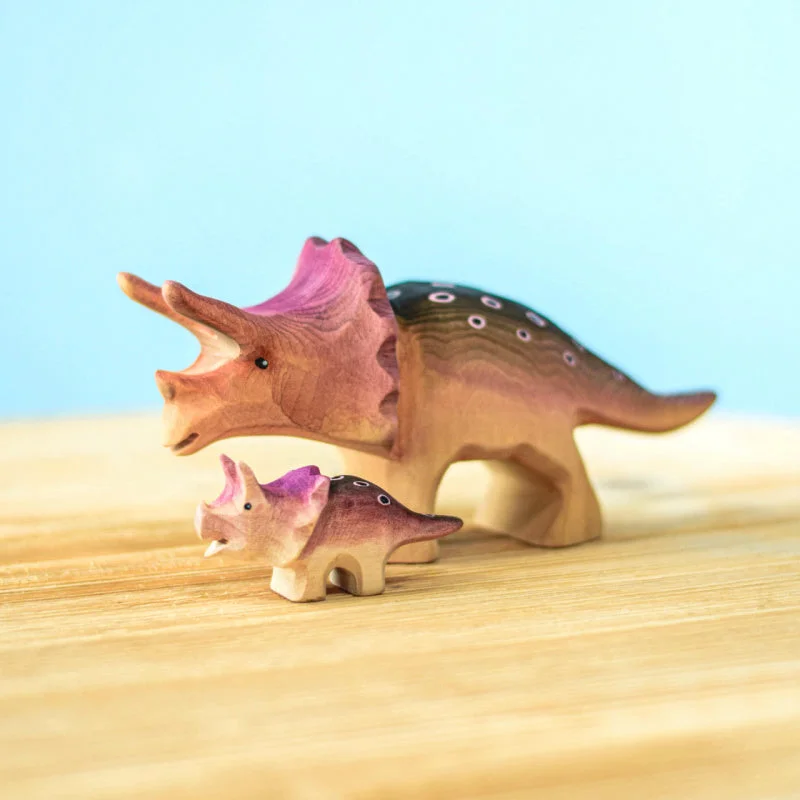 - Summer pet ice matBumbu Wooden Dinosaurs | Triceratops